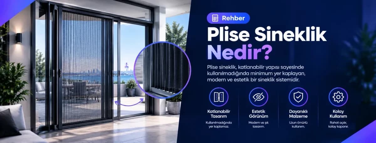 Plise sineklik mekanizması nasıl çalışır harmonika tül