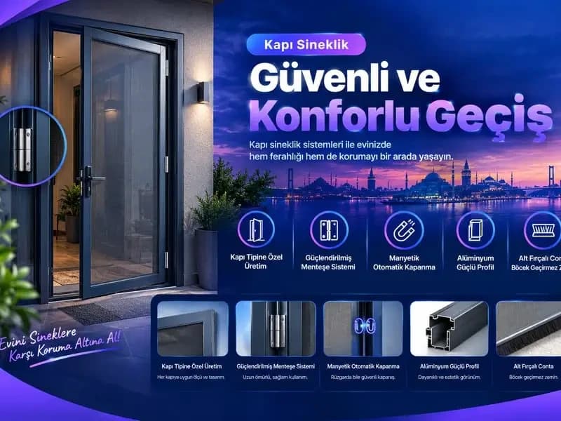 İstanbul kapı sinekliği balkon ve teras