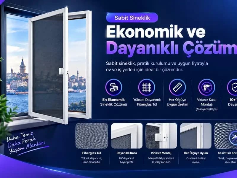 İstanbul sabit sineklik havalandırma sistemi